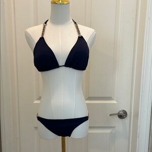 L*Space Midnight Blue Bikini Set